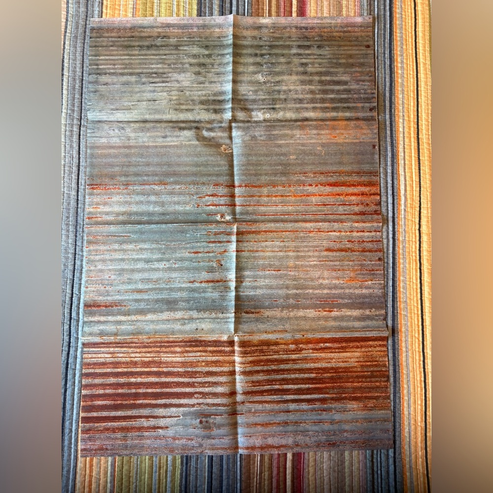 💥MoviNG sALe‼️ Galvanized Metal Roofing Decoupage Paper🤎